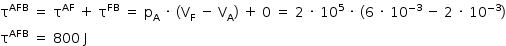 «math style=¨font-family:Tahoma¨ xmlns=¨http://www.w3.org/1998/Math/MathML¨»«mstyle mathsize=¨14px¨»«mrow»«msup»«mi mathvariant=¨normal¨»§#x3C4;«/mi»«mi»AFB«/mi»«/msup»«mo»§#xA0;«/mo»«mo»=«/mo»«mo»§#xA0;«/mo»«msup»«mi mathvariant=¨normal¨»§#x3C4;«/mi»«mi»AF«/mi»«/msup»«mo»§#xA0;«/mo»«mo»+«/mo»«mo»§#xA0;«/mo»«msup»«mi mathvariant=¨normal¨»§#x3C4;«/mi»«mi»FB«/mi»«/msup»«mo»§#xA0;«/mo»«mo»=«/mo»«mo»§#xA0;«/mo»«msub»«mi mathvariant=¨normal¨»p«/mi»«mi mathvariant=¨normal¨»A«/mi»«/msub»«mo»§#xA0;«/mo»«mo»§#xB7;«/mo»«mo»§#xA0;«/mo»«mo»(«/mo»«msub»«mi mathvariant=¨normal¨»V«/mi»«mi mathvariant=¨normal¨»F«/mi»«/msub»«mo»§#xA0;«/mo»«mo»-«/mo»«mo»§#xA0;«/mo»«msub»«mi mathvariant=¨normal¨»V«/mi»«mi mathvariant=¨normal¨»A«/mi»«/msub»«mo»)«/mo»«mo»§#xA0;«/mo»«mo»+«/mo»«mo»§#xA0;«/mo»«mn»0«/mn»«mo»§#xA0;«/mo»«mo»=«/mo»«mo»§#xA0;«/mo»«mn»2«/mn»«mo»§#xA0;«/mo»«mo»§#xB7;«/mo»«mo»§#xA0;«/mo»«msup»«mn»10«/mn»«mn»5«/mn»«/msup»«mo»§#xA0;«/mo»«mo»§#xB7;«/mo»«mo»§#xA0;«/mo»«mo»(«/mo»«mn»6«/mn»«mo»§#xA0;«/mo»«mo»§#xB7;«/mo»«mo»§#xA0;«/mo»«msup»«mn»10«/mn»«mrow»«mo»-«/mo»«mn»3«/mn»«/mrow»«/msup»«mo»§#xA0;«/mo»«mo»-«/mo»«mo»§#xA0;«/mo»«mn»2«/mn»«mo»§#xA0;«/mo»«mo»§#xB7;«/mo»«mo»§#xA0;«/mo»«msup»«mn»10«/mn»«mrow»«mo»-«/mo»«mn»3«/mn»«/mrow»«/msup»«mo»)«/mo»«mspace linebreak=¨newline¨/»«msup»«mi mathvariant=¨normal¨»§#x3C4;«/mi»«mi»AFB«/mi»«/msup»«mo»§#xA0;«/mo»«mo»=«/mo»«mo»§#xA0;«/mo»«mn»800«/mn»«mo»§#xA0;«/mo»«mi mathvariant=¨normal¨»J«/mi»«/mrow»«/mstyle»«/math»