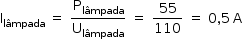 «math style=¨font-family:Tahoma¨ xmlns=¨http://www.w3.org/1998/Math/MathML¨»«mstyle mathsize=¨14px¨»«mrow»«msub»«mi mathvariant=¨normal¨»I«/mi»«mi»l§#xE2;mpada«/mi»«/msub»«mo»§#xA0;«/mo»«mo»=«/mo»«mo»§#xA0;«/mo»«mfrac»«msub»«mi mathvariant=¨normal¨»P«/mi»«mi»l§#xE2;mpada«/mi»«/msub»«msub»«mi mathvariant=¨normal¨»U«/mi»«mi»l§#xE2;mpada«/mi»«/msub»«/mfrac»«mo»§#xA0;«/mo»«mo»=«/mo»«mo»§#xA0;«/mo»«mfrac»«mn»55«/mn»«mn»110«/mn»«/mfrac»«mo»§#xA0;«/mo»«mo»=«/mo»«mo»§#xA0;«/mo»«mn»0«/mn»«mo»,«/mo»«mn»5«/mn»«mo»§#x2009;«/mo»«mi mathvariant=¨normal¨»A«/mi»«/mrow»«/mstyle»«/math»