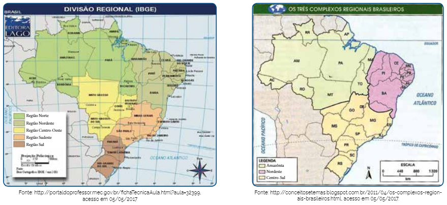 Geografia – A divisão político-administrativa e a divisão regional do Brasil  – Conexão Escola SME