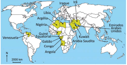 Países e territórios apagados do mapa